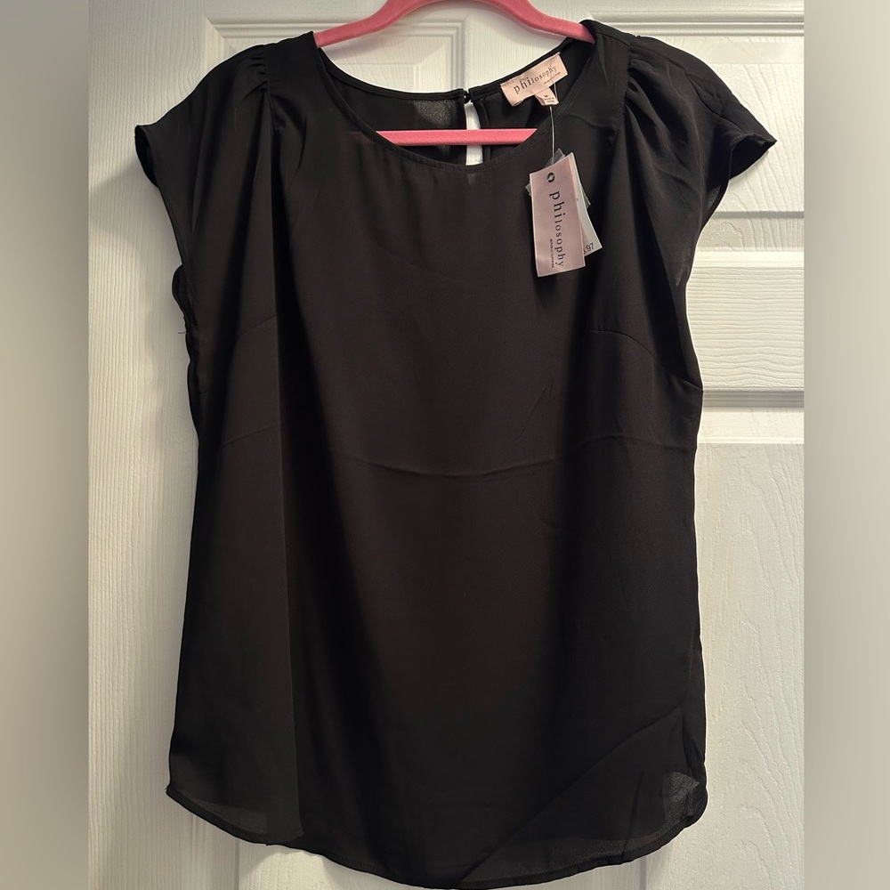 Brand new with tags black blouse